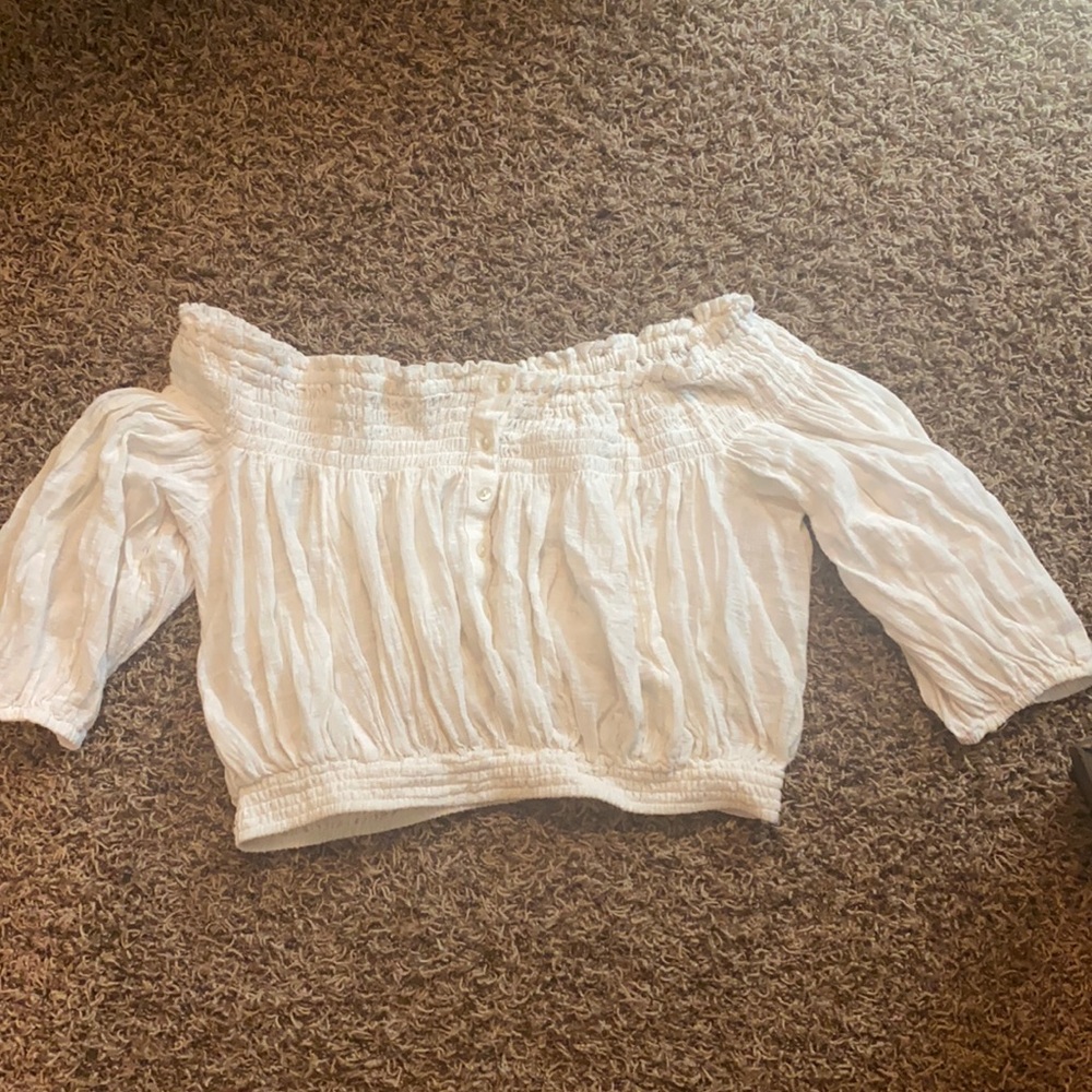 We the Free off the shoulder top